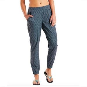 Title Nine Womens Pants NIMBLENE Dauntless Jogger Quick Dry Gray Blue S